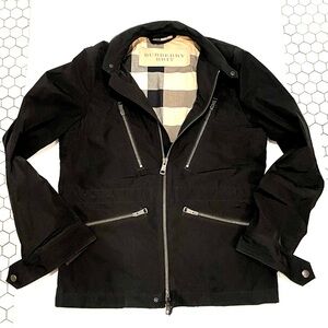 BURBERRY Brit Men’s Rain Jacket Black S Small